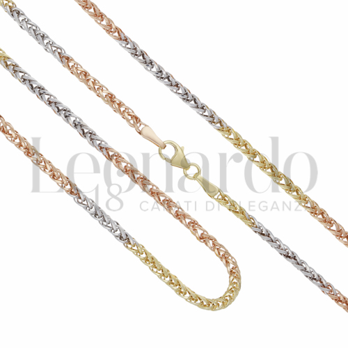 3&deg; misura in Oro Giallo, Oro Bianco e Oro Rosa da 4,2gr.