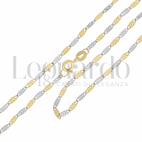 in Oro Giallo e Oro Bianco da 2,5gr.