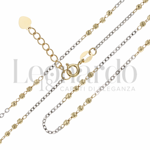 in Oro Giallo e Oro Bianco da 3,3gr.