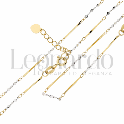 in Oro Giallo e Oro Bianco da 2,5gr.