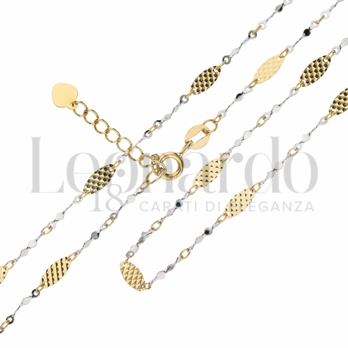 in Oro Giallo e Oro Bianco da 2,7gr.