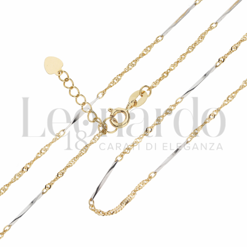 in Oro Giallo e Oro Bianco da 2,5gr.