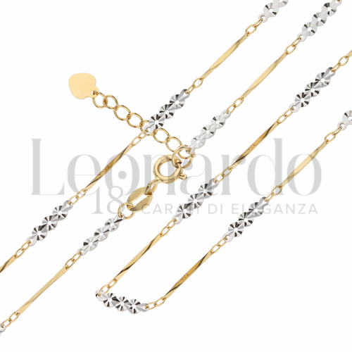 in Oro Giallo e Oro Bianco da 3,5gr.