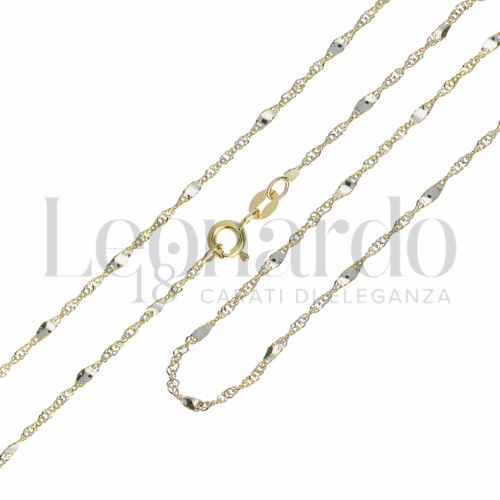 in Oro Giallo e Oro Bianco da 1,8gr.