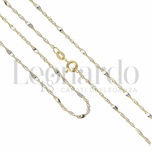 in Oro Giallo e Oro Bianco da 2,1gr.