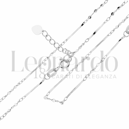 in Oro Bianco da 2,5gr.