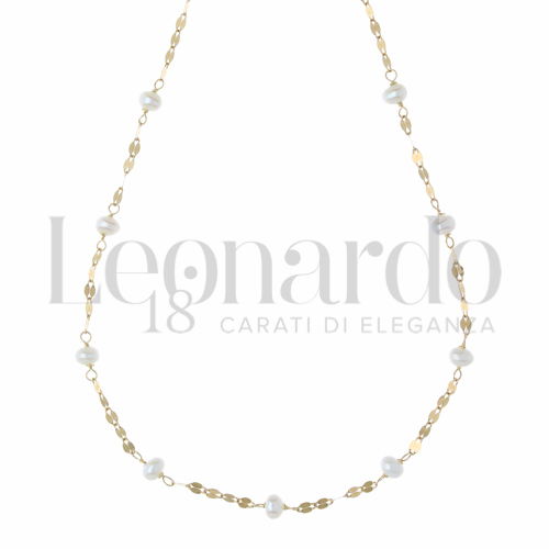 con Perla in Oro Giallo da 1,9gr.