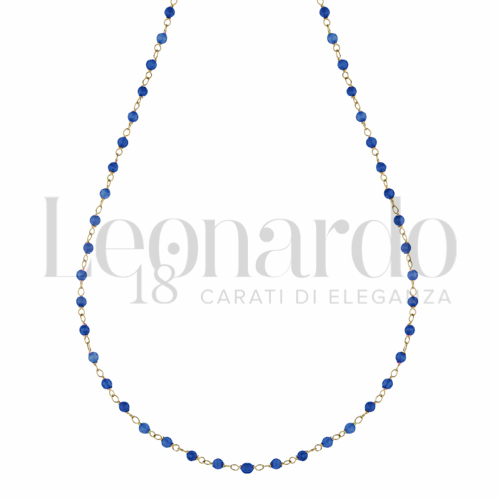 Spinelli Blu con Spinelli in Oro Giallo da 2,7gr.