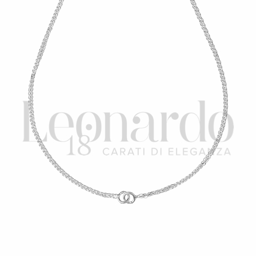 Catenine Spiga in Oro 18 Carati Lunghezza: 42 cm Misura: Filo 17 Chiusura: Anello a molla 1,5g
