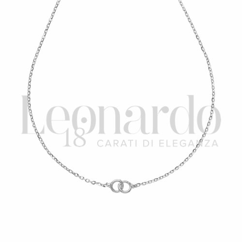 Catenine Rolò Diamantata in Oro 18 Carati Lunghezza: 38 cm Misura: Filo 25 Chiusura: Anello a molla 1,1g