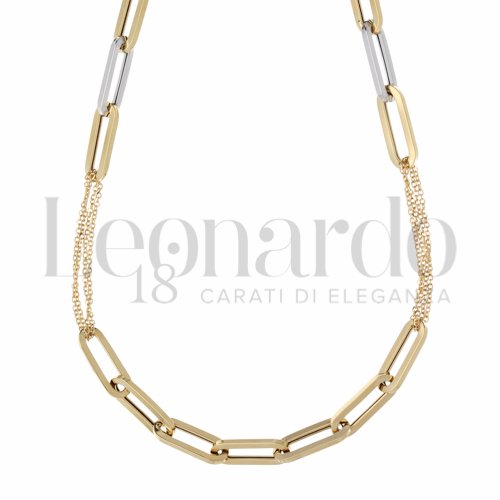 Lunghezza 45 cm in Oro Giallo e Oro Bianco da 8,8gr.