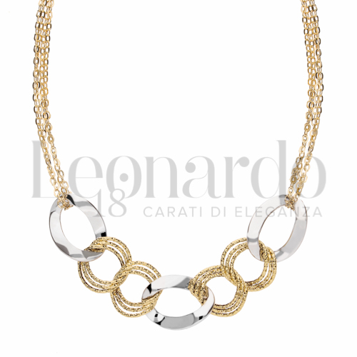 Lunghezza 45 cm in Oro Giallo e Oro Bianco da 5,4gr.