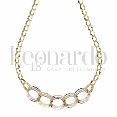 Lunghezza 45 cm in Oro Giallo e Oro Bianco da 5,2gr.