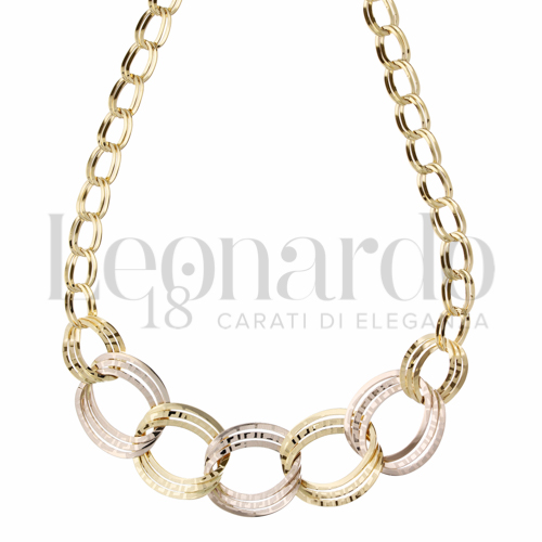 Lunghezza 45 cm in Oro Giallo e Oro Bianco da 10,8gr.