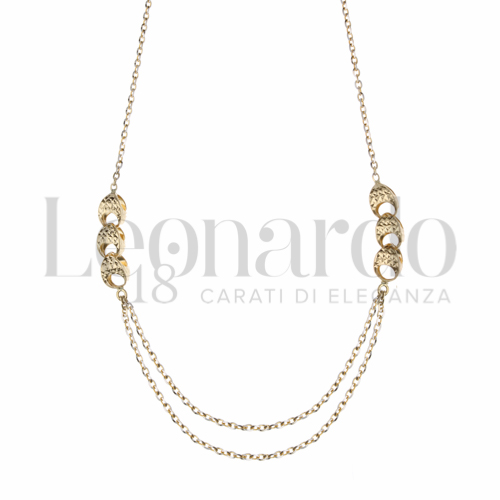Lunghezza 45 cm in Oro Giallo e Oro Bianco da 3,2gr.