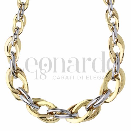 Lunghezza 45 cm in Oro Giallo e Oro Bianco da 22,2gr.