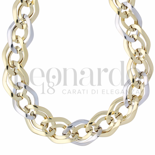 Lunghezza 45 cm in Oro Giallo e Oro Bianco da 24,2gr.