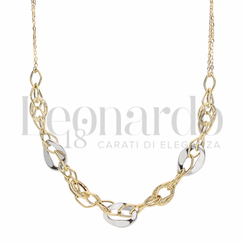 Lunghezza 45 cm in Oro Giallo e Oro Bianco da 4,9gr.