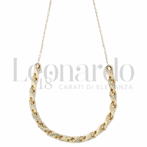Lunghezza 45 cm in Oro Giallo e Oro Bianco da 7,2gr.