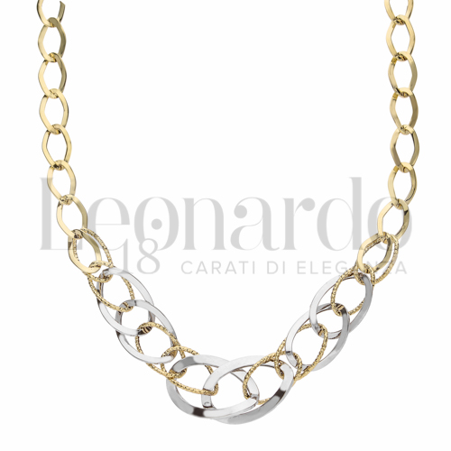 Lunghezza 45 cm in Oro Giallo e Oro Bianco da 4,6gr.