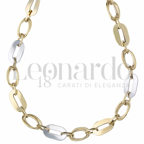 Lunghezza 45 cm in Oro Giallo e Oro Bianco da 11,9gr.
