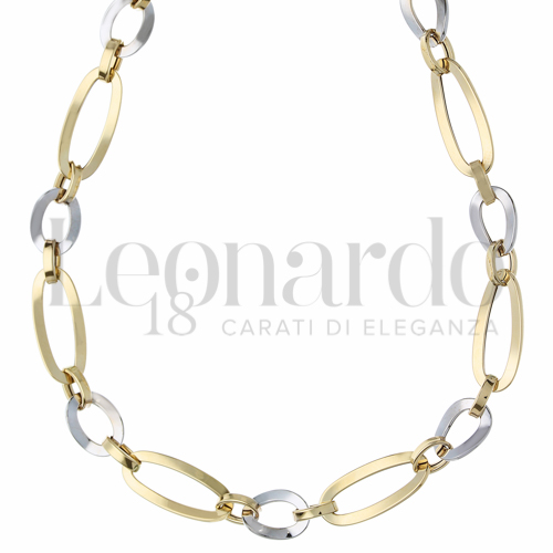 Lunghezza 45 cm in Oro Giallo e Oro Bianco da 8,4gr.