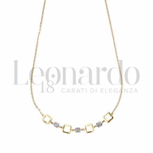 Lunghezza 45 cm in Oro Giallo e Oro Bianco da 3,3gr.