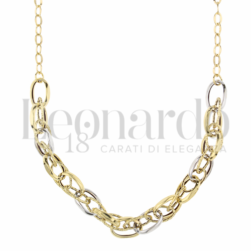 Lunghezza 45 cm in Oro Giallo e Oro Bianco da 4,9gr.