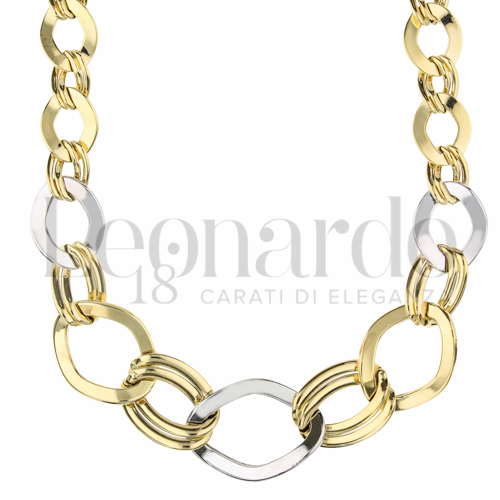Lunghezza 45 cm in Oro Giallo e Oro Bianco da 16,8gr.