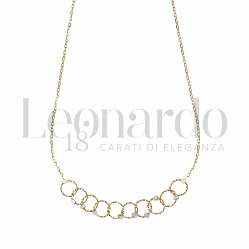 Lunghezza 45 cm in Oro Giallo e Oro Bianco da 4gr.