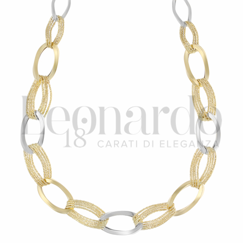 Lunghezza 45 cm in Oro Giallo e Oro Bianco da 13,2gr.