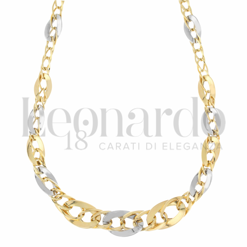 Lunghezza 45 cm in Oro Giallo e Oro Bianco da 20,5gr.
