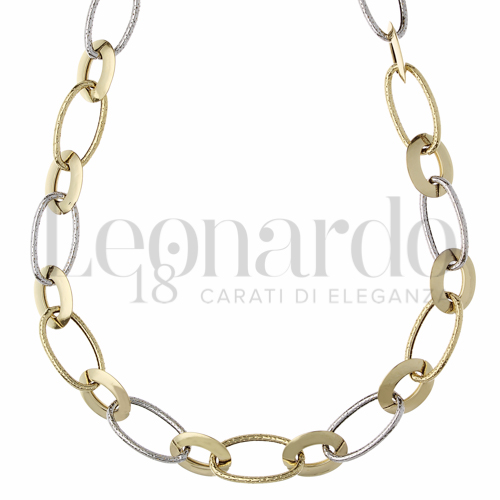 Lunghezza 45 cm in Oro Giallo e Oro Bianco da 8,3gr.