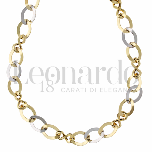 Lunghezza 45 cm in Oro Giallo e Oro Bianco da 10,7gr.