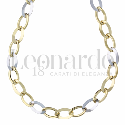 Lunghezza 45 cm in Oro Giallo e Oro Bianco da 9,3gr.