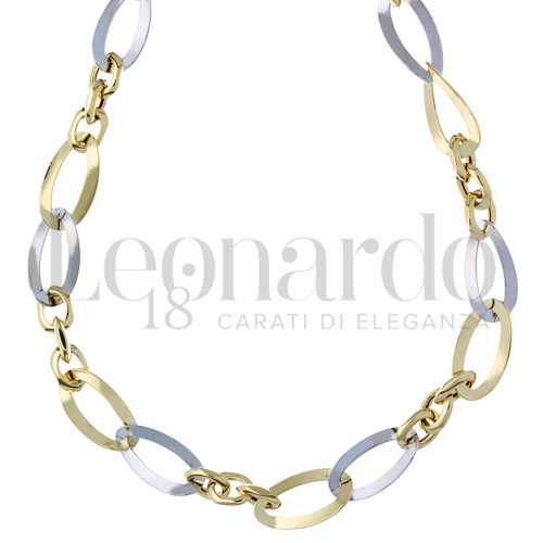 Lunghezza 45 cm in Oro Giallo e Oro Bianco da 10,1gr.
