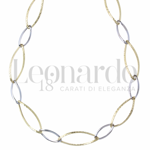 Lunghezza 45 cm in Oro Giallo e Oro Bianco da 5,9gr.