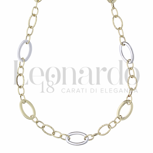 Lunghezza 45 cm in Oro Giallo e Oro Bianco da 4gr.