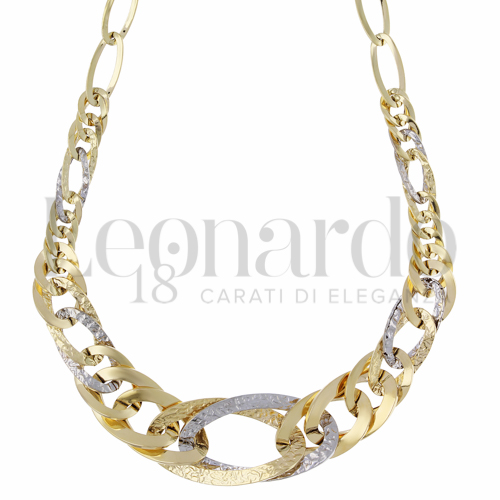 Lunghezza 45 cm in Oro Giallo e Oro Bianco da 6,3gr.