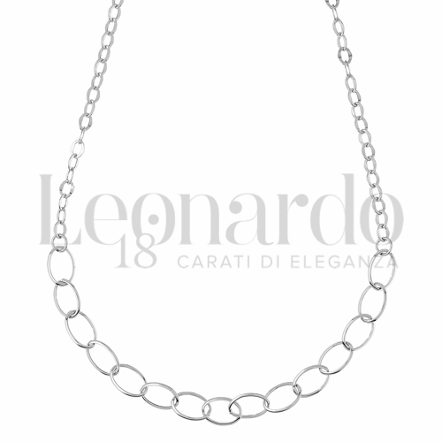 Lunghezza 45 cm in Oro Bianco da 2,5gr.