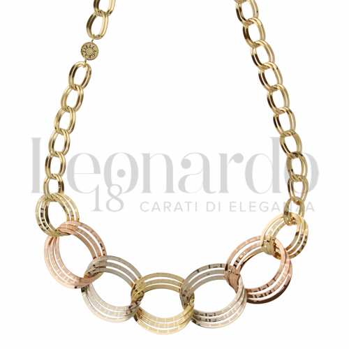 Lunghezza 45 cm in Oro Giallo, Oro Bianco e Oro Rosa da 10gr.