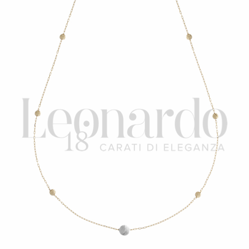 Forma o finitura Sfera in Oro Bianco e Oro Giallo da 1,6gr.