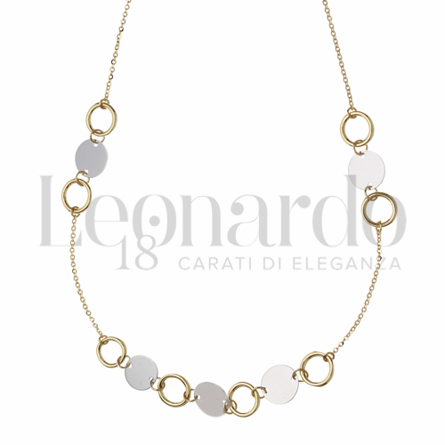 Forma o finitura Tondo in Oro Giallo e Oro Bianco da 6,5gr.