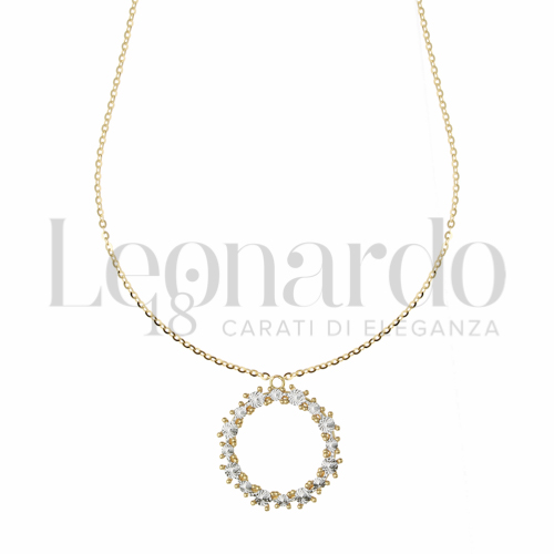 Forma o finitura Tondo in Oro Giallo e Oro Bianco da 3,2gr.