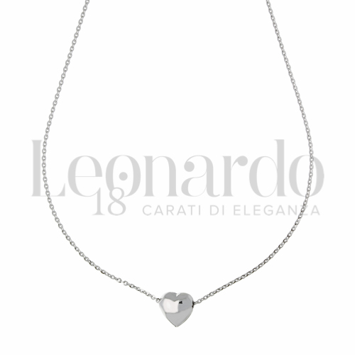 Forma o finitura Cuore in Oro Bianco da 2gr.