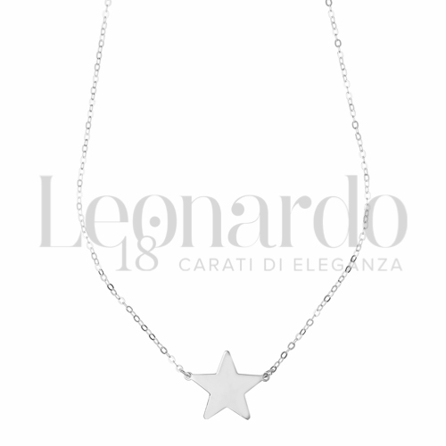 Forma o finitura Stella in Oro Bianco da 1,7gr.