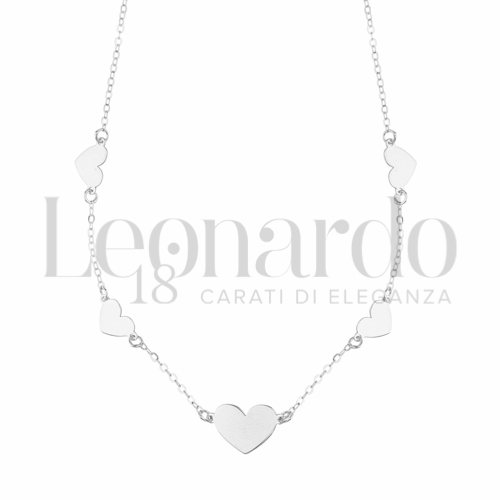 Forma o finitura Cuore in Oro Bianco da 2,8gr.