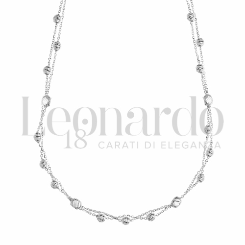 Forma o finitura Diamantata in Oro Bianco da 4,9gr.