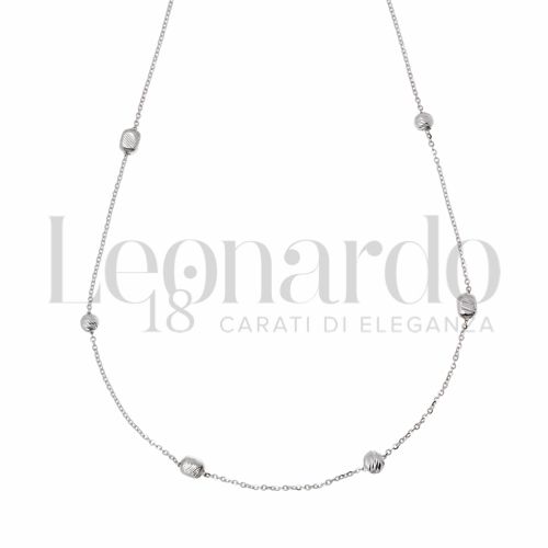 Forma o finitura Diamantata in Oro Bianco da 2,8gr.
