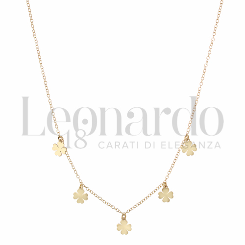 Forma o finitura Quadrifoglio in Oro Giallo da 2,5gr.